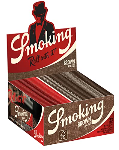 Smoking Rolling Paper - Brown - King Size Full Box