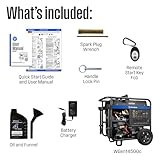 Westinghouse Outdoor Power Equipment 18000 Peak Watt Home Backup Portable Generator, Remote Electric Start, Transfer Switch Ready 30A & 50 Outlets, Gas Powered, CO Sensor