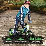 OLALA Electric Dirt Bike for Kids Aged 3-6, 170W Racing Grade Electric Motorcycle, New Aluminum Frame with 2 Power Modes, 24V Detachable Battery, 12IN Knobby Tires