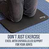 Impulse Fitness Knee Mat - Extra Thick and Soft 1" (25mm) Pad Provides Cushion for Kneeling and Elbows | Great Portable Exercise Mat for Planks, Ab Rollers, Yoga