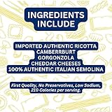 Corabella Four Cheese Tortellini Pasta, Non GMO | Classic Four Pure Cheese | No Preservatives - Premium Ingredients Italian Flavor - Made In Italy - 8-oz (Pack of 12)