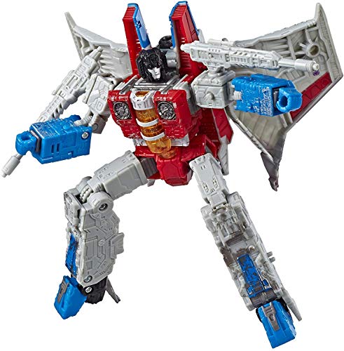 Transformers Toys Generations War for Cybertron Voyager Wfc-S24 Starscream Action Figure - Siege Chapter - Adults & Kids Ages 8 & Up, 7"