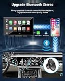 9-Inch Wireless Car Stereo with Carplay, Backup Camera, GPS Navigation, Android Auto - by LAMTTO