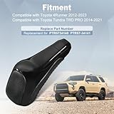 JDMON Automatic Gear Shift Knob Head Lever Compatible with Toyota 4Runner 2012-2023 Toyota Tundra TRD PRO 2014-2021 Shifter Knob Handle Lever Replace PTR5734140 PTR57-34141 (Black)