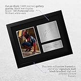 HWC Trading Andrew Garfield Spider-Man Framed Gifts Printed Signed Autograph Picture for Movie Memorabilia Fans - US Letter Size