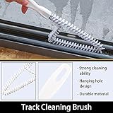 Window Groove Cleaning Brush, 13 PCS Hand-held Magic Window Track Cleaning Tools, Window or Sliding Door Track Cleaner for Sliding Door, Sill, Tile Lines, Shutter, Car Vents, Keyboard, Small Clean Kit