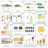 TRUSCEND Widely Used Fishing Bait Rigs Worth Every Penny, Selected Fishing Lures & Tackle Kit for Freshwater Fishing, Economic/Giftable/Premium Starter Fishing Gear Set Available, Perfect Fishing Gift