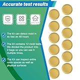 Mold Test Kit for Home - 12 Simple Detection Tests,Test HVAC System,Home Surfaces,& Indoor Air Quality Testing Kits,DIY Mold Detector at Home,includes Detailed Mold Identification Guide,air tester