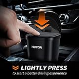 HOTOR Car Trash Can, Car Trash Cup with 30 Additional Car Trash Bags for Exclusive Using, Multipurpose Trash Can for Car, Office & Home to Meet Various Needs - 2 Packs