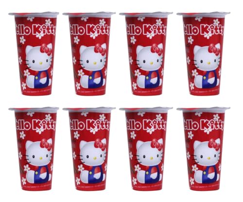 Hello Kitty Snacks Biscuits Cookies in Strawberry or Chocolate Dip flavor! Great Snacks are on the go for adults, children, party favors, birthday gifts, and school. By Paradise Beach Pack of 8 (Chocolate)
