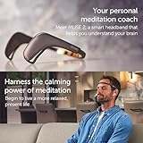 MUSE 2: Smart Meditation Headband | Mindfulness & Relaxation Aid with Real-Time Sound Feedback | Multi Sensor Biofeedback Devices for Home Use with Responsive Sound Feedback Guidance