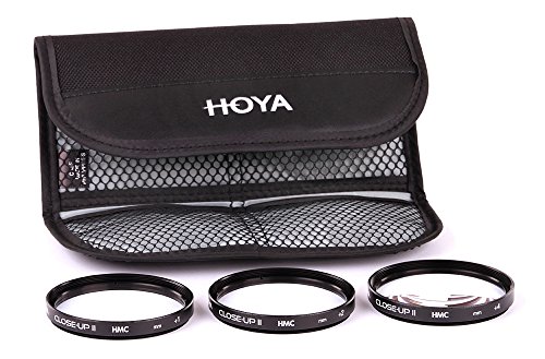 Hoya 58mm Close-UP Diopter Lens Filter Set II – +1, +2, and +4 Diopters Included for Close-Up Photography and Anamorphic Lenses – Multi-Coated Glass Elements for Superior Optical Performance