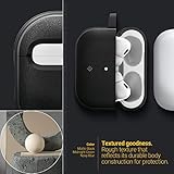 Caseology Vault Compatible with Airpods Pro 2 Case [Keychain Carabiner Included] Designed for Airpods Pro 2nd Generation (2022)(2023)(2024) - Matte Black