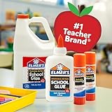 Elmers Liquid School Glue, Slime Glue & Craft Glue | Washable, 4 Ounces Each, Great for Making Slime, 12 Count