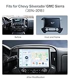 13.1 inch Car Radio Stereo for Chevy Silverado/GMC Sierra 2014-2018,Android 12 Touch Screen with 1080P Backup Camera,Wireless CarPlay,Android Auto,WiFi/GPS Navigation/Bluetooth/FM/SWC (13.1" 3G+32G)