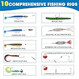 THKFISH Fishing Lures Kit, Bass Fishing Gear Kit for Freshwater Tackle Box with Tackle Included Topwater Baits, Swimbaits, Frog, Fsihing Bait Accessories Gift for Men