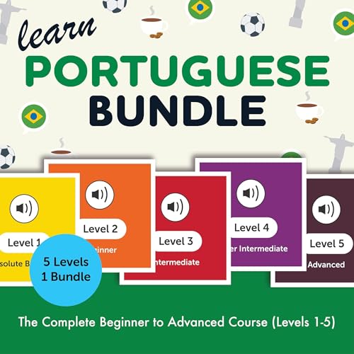 Learn Portuguese Bundle: The Complete Beginner to Advanced Course (Levels 1-5)