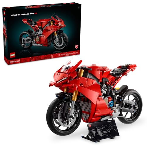 LEGO Technic Ducati Panigale V4 S Motorcycle Toy - Building Set for Adults, Men & Women, Ages 18+ - Gift for Graduation - 42202