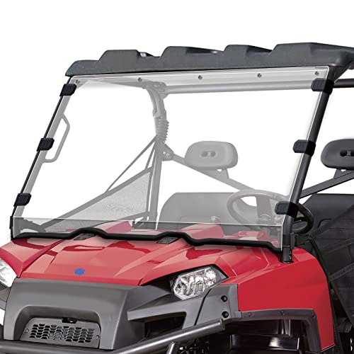 StarknightMT Scratch-Resistant Ranger 800 570 Windshield - UV-Proof Hard-Coated Full Windshield Compatible with Polaris 2010-2016 Ranger XP 800/Ranger XP 800 Crew/Ranger 800 6x6
