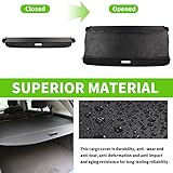 Liizoo Cargo Cover for BMW X5 E70 2007 2008 2009 2010 2011 2012 2013 2014 2015 2016 2017 2018 X5 Accessories Rear Trunk Cover Rear Trunk Security Cover Shielding Shade, Black