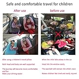 FHSGGP Travel Pillow Car Pillow Kid Car Sleeping The Sleeping Aid for Adults and Kids on Road Trips Kids Travel Pillow Gray