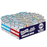 Welch's Fruit Snacks, Mixed Fruit & Summer Fruits Variety Pack, Great for School Lunches, Bulk Pack, Individual Single Serve Bags, 0.8 oz (Pack of 60)
