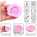 ZiXiang Orchid Flower Silicone Fondant Molds For Cake Decoration Cupcake Baking Candy Polymer Clay Chocolate Gum Paste Set Of 4