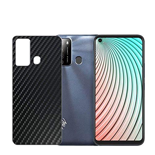 Puccy 2 Pack Back Screen Protector Film, compatible with itel Vision 2 Black Carbon TPU Guard Cover （ Not Tempered Glass/Not Front Screen Protectors ）