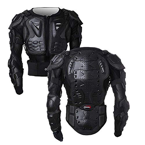 OHMOTOR Motorbike Protective Armour Chest Back Spine Armor Protector Motocross Armoured Jacket Clothing Men Women for Cycling