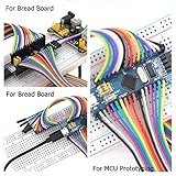 360 Pieces Multicolored Breadboard Jumper Wire Dupont Kit | 30CM 20CM 10CM | Male to Female, Male to Male, Female to Female | for Arduino, Raspberry Pi