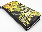 Liquorbrand Horror B Movie cartoon zip around clutch Wallet