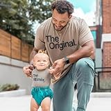 Daddy and Me, Girl Dad Matching, Olive Shirt, Matching Father and Baby Outfit, Family Graphic Tees, The Original Shirt