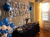 iPartycool 50Pcs Happy Birthday Balloon Decorations, 3D Premium Reusable Aluminum Foil Birthday Banner and Ecofriendly Big Star and Latex Balloons Set for Birthday Party Decorations and Supplies