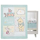 Lambs & Ivy Disney Baby Winnie The Pooh Hugs 3-Piece Nursery Crib Bedding Set