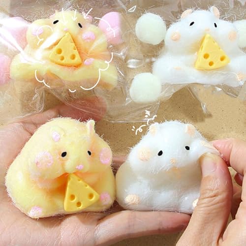 2 Pack Taba Hamster Toy, Taba Toys for Kids, Hamster Quiet Fidget Toys, Small Stress Relief Sensory Toys Gifts for Children Christmas Party Favor Gift