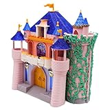 Disney Store Official Animators' Collection Deluxe Sleeping Beauty Doll House - 17-Piece Castle Playset with Princess Figures, Spinning Dancefloor, Music, and Fun Accessories