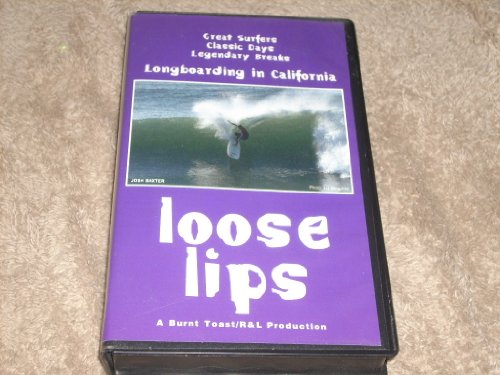 LOOSE LIPS Longboarding in California 1999 VHS (NTSC Format) 80 minutes, color, in original clamshell case.