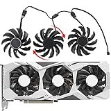 inRobert 75mm PLD08010S12HH Graphics Card Cooling Fan Replacement for Gigabyte RTX 2060 2070 Gaming RX 5500 5600 5700 XT GPU (Full Set(3pcs))