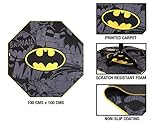 SUBSONIC DC Comics Batman - Non-Slip Gamer Floor Mat for Gaming Chairs and Office Chairs - 39' x 39'