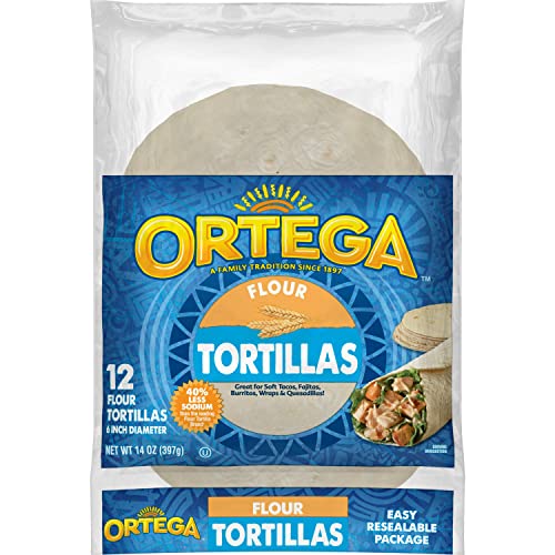 Ortega Tortillas, Flour, 6 Inch, 12 Tortillas