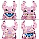 WOW! STUFF: RealFX Disney Lilo & Stitch Angel Puppetronic - 18" Animatronic Plush, 100+ Action & Sound Combinations, Looks-Feels-Sounds Realistic! Ages 6+