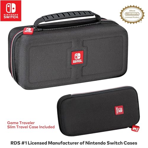 Game Traveler Nintendo Switch Go Play System Case - Switch Case for Switch OLED, or Switch, 2 Cases-In-One, Allows You To Travel With Your Full System or Just the Slim Switch Case, Licensed by