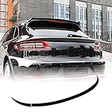MCARCAR KIT Rear Trunk Spoiler for Porsche Macan SUV 4Door 2014-2017 Glossy Black FRP Middle Window Top Wing Lip Factory Outlet
