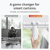 SwitchBot Smart Automatic Curtain Opener 2 Pack with Hub 2 - WiFi Remote Control with App/Timer, Performance Upgrade, WiFi Thermometer Hygrometer, Support Matter, Work with Alexa, Google Home, HomeKit