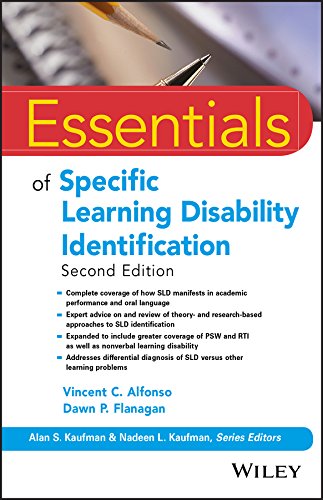 Essentials of Specific Learning Disability Identification (Essentials of Psychological Assessment)
