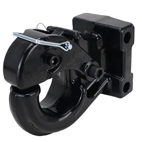 Shocker Adjustable Channel Pintle Hook - 10 Ton - 20,000 lbs GTW