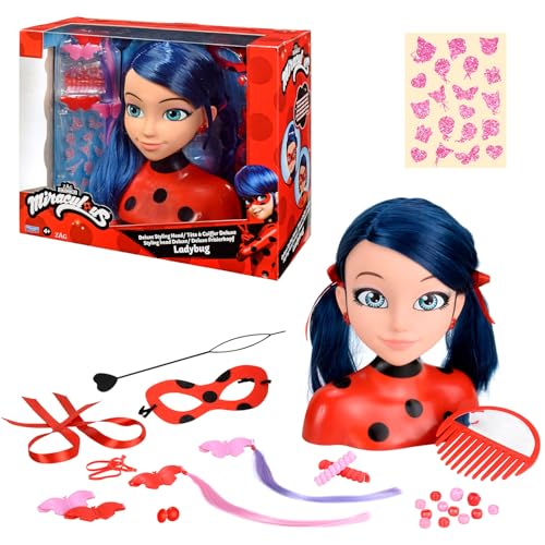 Bandai Miraculous Ladybug Miraculous Deluxe 21 cm Comb Head Marinette + 30 Accessories P50247