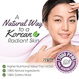 LA PURE Korean Face Mask - 10ct Snail Mucin Hydrating Face Masks Anti Wrinkle Anti Aging Deep Moisturizing Natural Snail Mucin Mask Sheet Mask Paraben Free Facial Skin Care Products Korean Skin Care