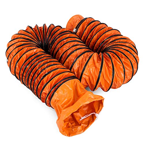 Mophorn 32ft Duct Hosing PVC Flexible Ducting Hose for 12inch Utility Blower Ventilation Fan Exhaust Fan