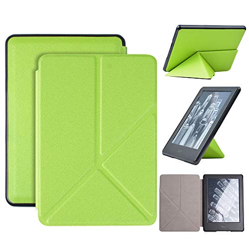 Case for 6-inch Kindle Paperwhite 4 (10th Gen, 2018 Releases), Standing Origami Slim Shell Cover with Auto Wake/Sleep for Amazon Kindle Paperwhite 2018 E-Reader Green